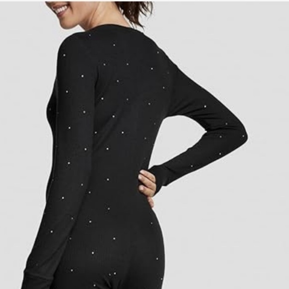 Victoria's Secret PINK Thermal Onesie Women's Sleepwear - Picture 2 of 5